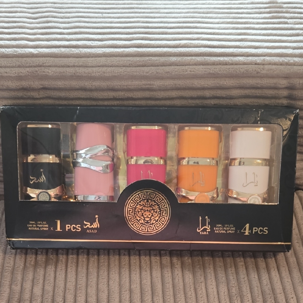 ASAD Women's Fragrance Set - Black, Pink, Orange, White